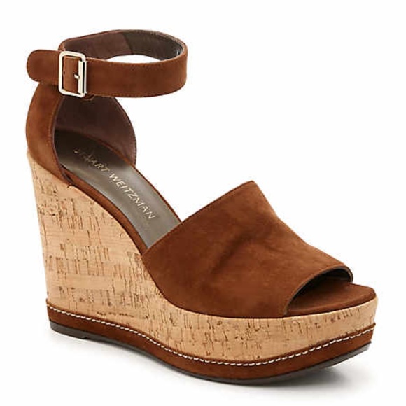 Stuart Weitzman Shoes - brown cork Stuart Weitzman wedges